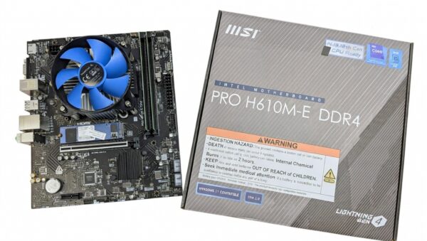 Aufrüstbundle – Restposten – Intel i5 12400 – 8GB – 256GB SSD – H610 (Mainboard+RAM+CPU+SSD)